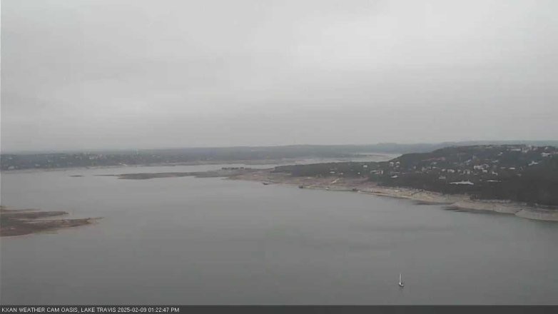 Lake Travis webcam, February 9, 2025 1:25 PM CT