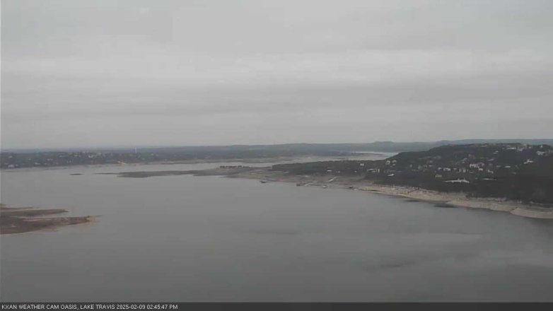 Lake Travis webcam, February 9, 2025 2:45 PM CT