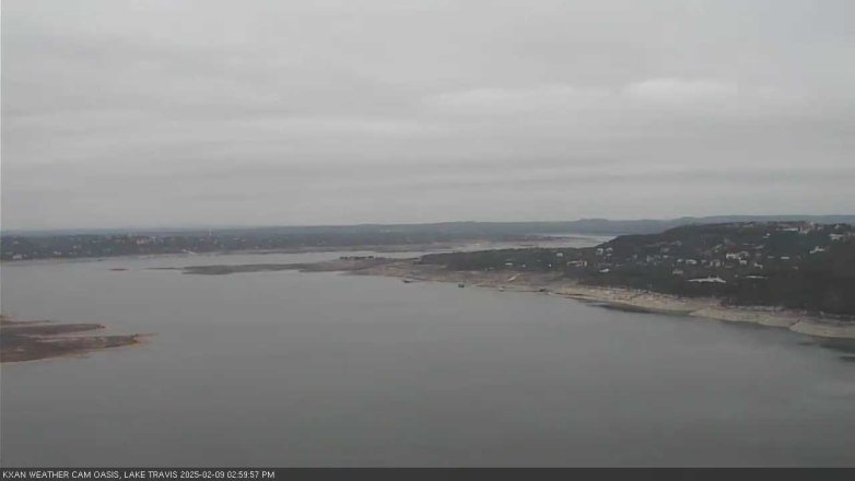 Lake Travis webcam, February 9, 2025 3:00 PM CT