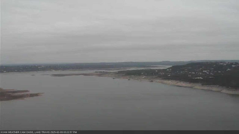 Lake Travis webcam, February 9, 2025 3:25 PM CT