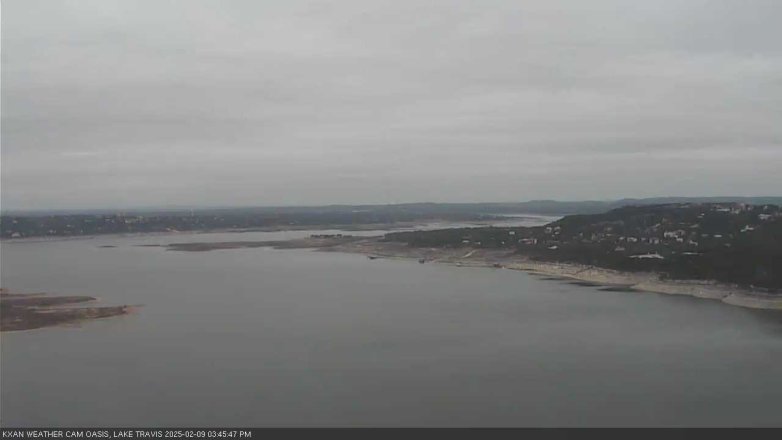 Lake Travis webcam, February 9, 2025 3:45 PM CT