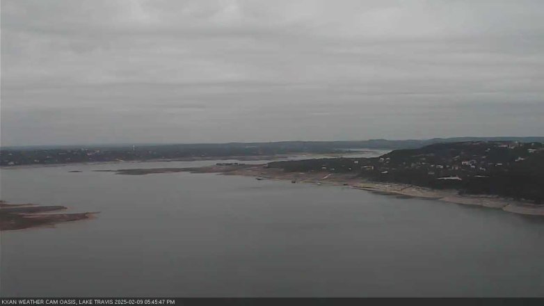 Lake Travis webcam, February 9, 2025 5:45 PM CT