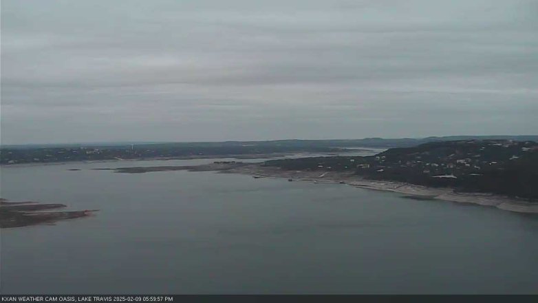 Lake Travis webcam, February 9, 2025 6:00 PM CT