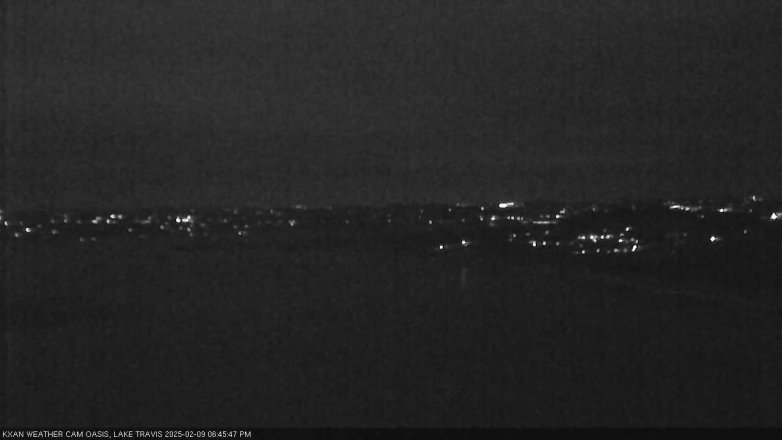 Lake Travis webcam, February 9, 2025 6:45 PM CT