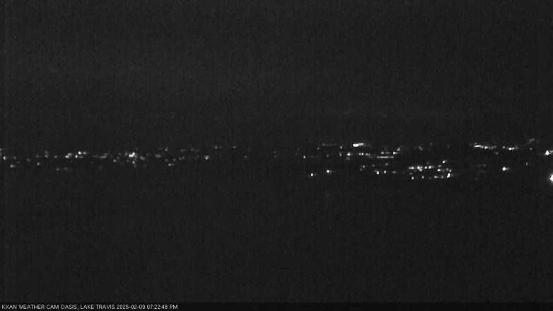 Lake Travis webcam, February 9, 2025 7:25 PM CT