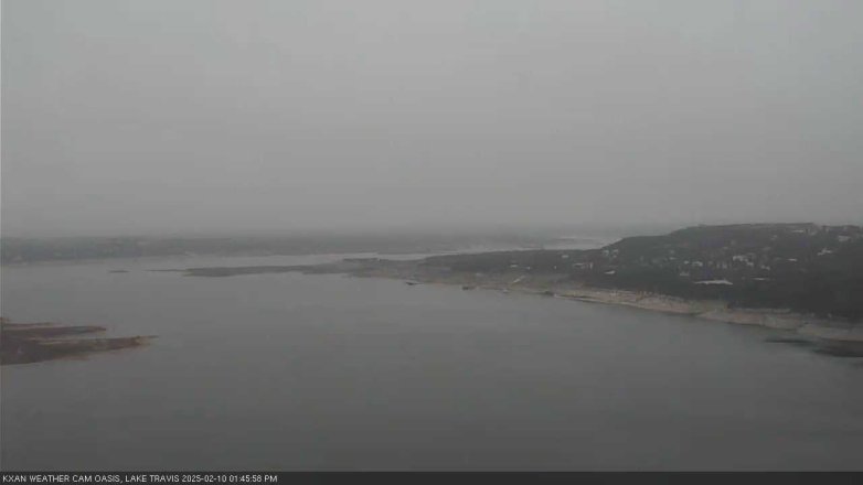 Lake Travis webcam, February 10, 2025 1:45 PM CT