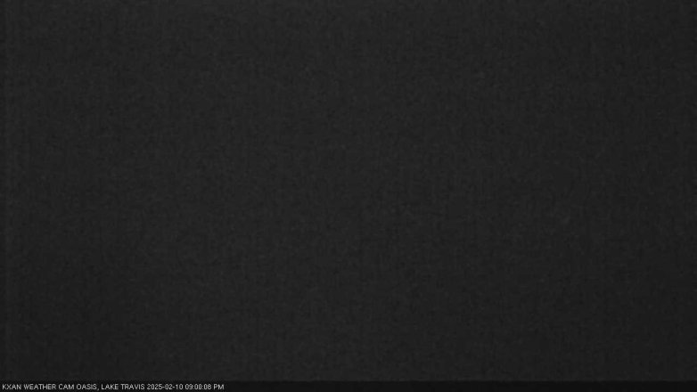 Lake Travis webcam, February 10, 2025 9:00 PM CT