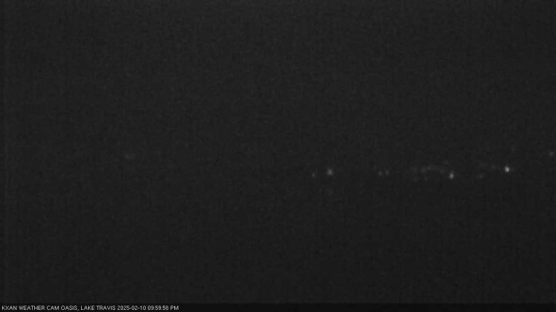 Lake Travis webcam, February 10, 2025 10:00 PM CT