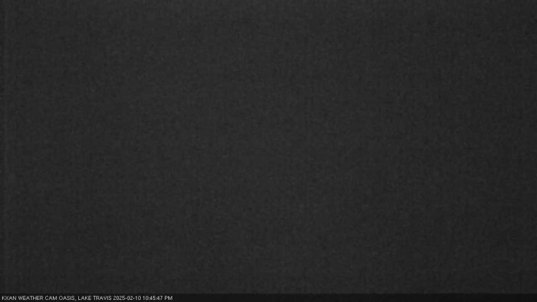 Lake Travis webcam, February 10, 2025 10:45 PM CT