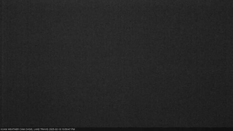 Lake Travis webcam, February 10, 2025 11:00 PM CT