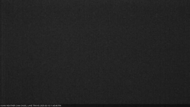 Lake Travis webcam, February 10, 2025 11:45 PM CT