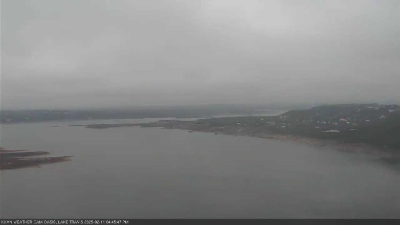 Lake Travis webcam, February 11, 2025 4:45 PM CT