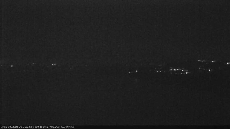 Lake Travis webcam, February 11, 2025 6:45 PM CT