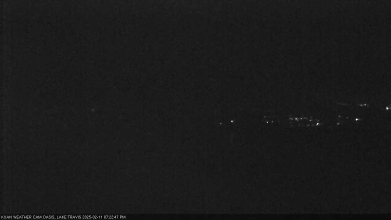 Lake Travis webcam, February 11, 2025 7:25 PM CT