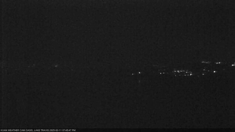 Lake Travis webcam, February 11, 2025 7:45 PM CT