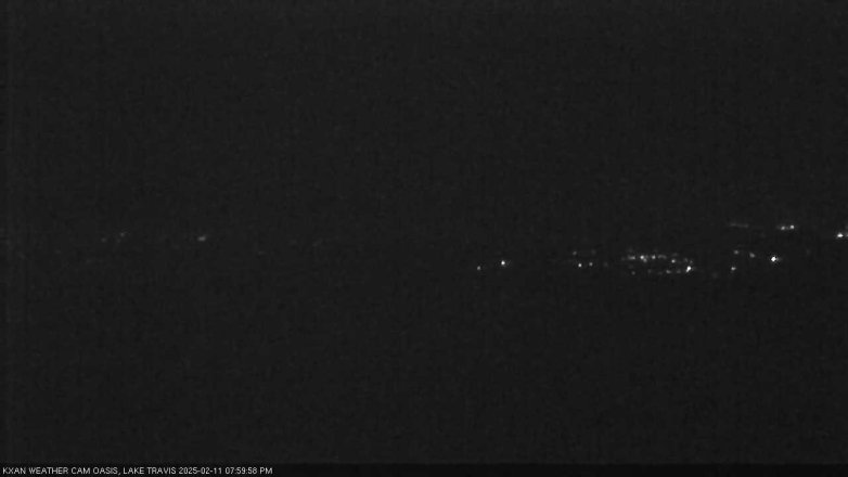 Lake Travis webcam, February 11, 2025 8:00 PM CT