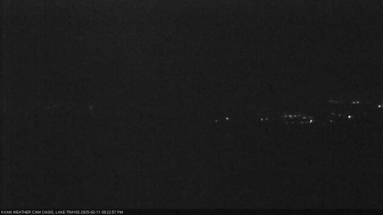 Lake Travis webcam, February 11, 2025 8:25 PM CT