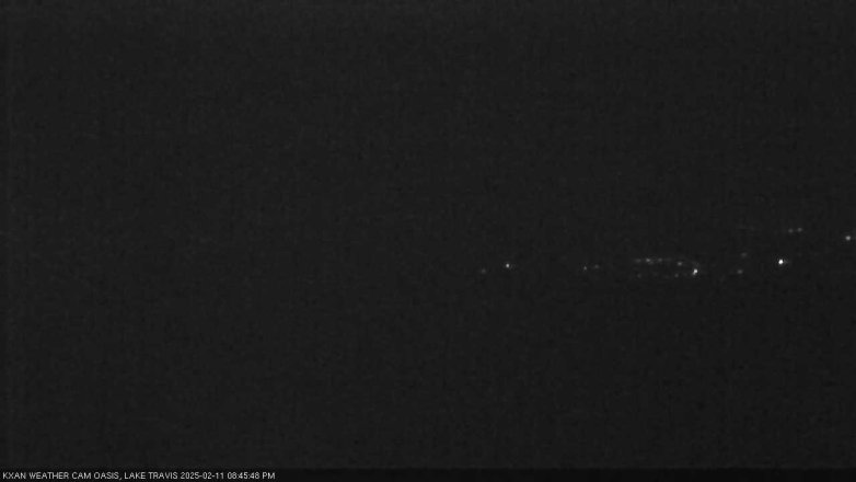 Lake Travis webcam, February 11, 2025 8:45 PM CT