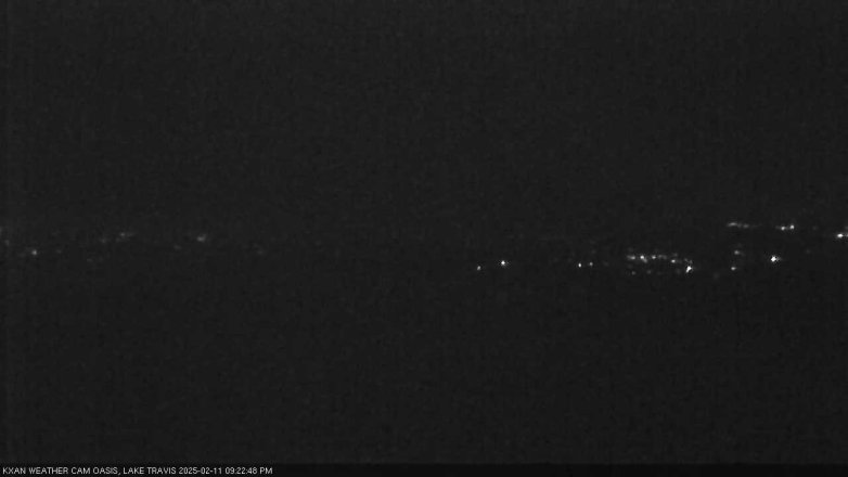 Lake Travis webcam, February 11, 2025 9:25 PM CT