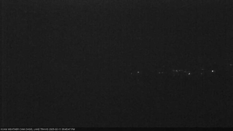 Lake Travis webcam, February 11, 2025 9:45 PM CT