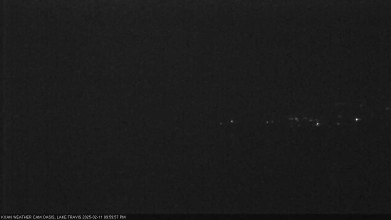 Lake Travis webcam, February 11, 2025 10:00 PM CT