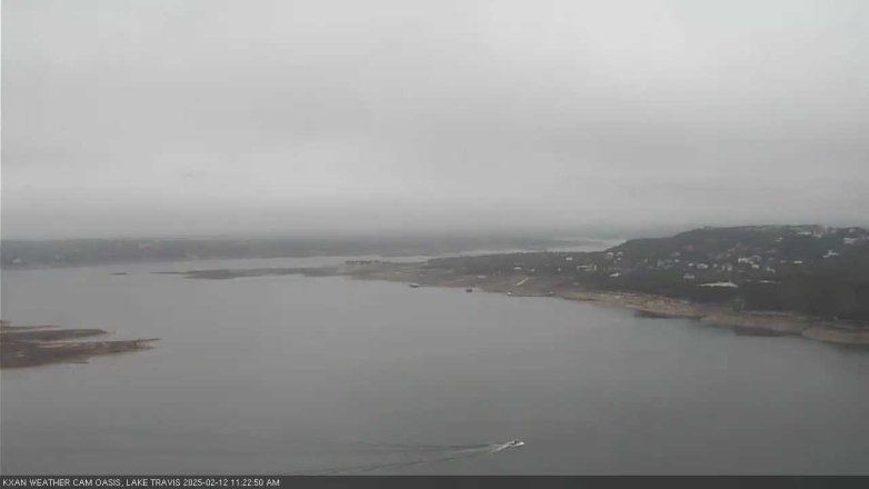 Lake Travis webcam, February 12, 2025 11:25 AM CT