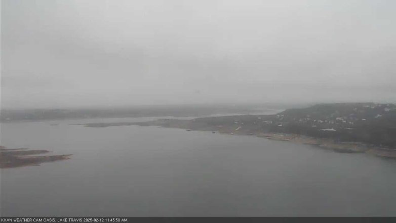 Lake Travis webcam, February 12, 2025 11:45 AM CT