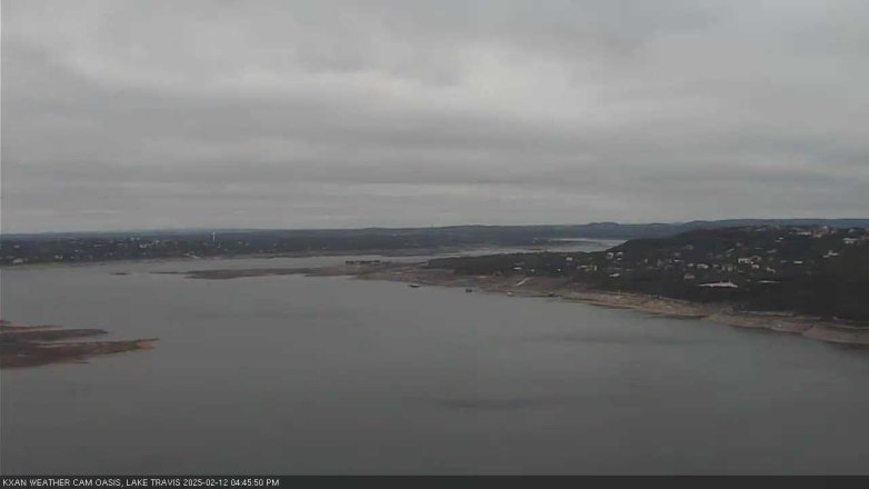 Lake Travis webcam, February 12, 2025 4:45 PM CT