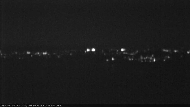 Lake Travis webcam, February 12, 2025 7:25 PM CT