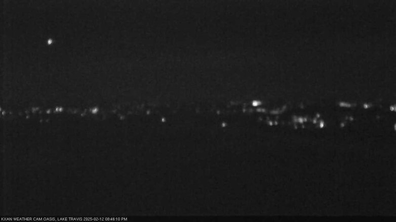Lake Travis webcam, February 12, 2025 8:45 PM CT