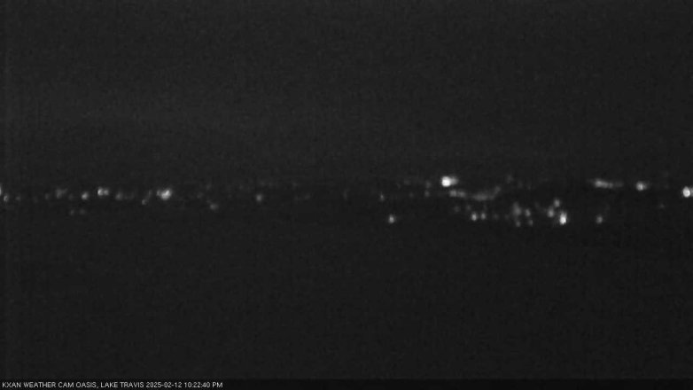 Lake Travis webcam, February 12, 2025 10:25 PM CT