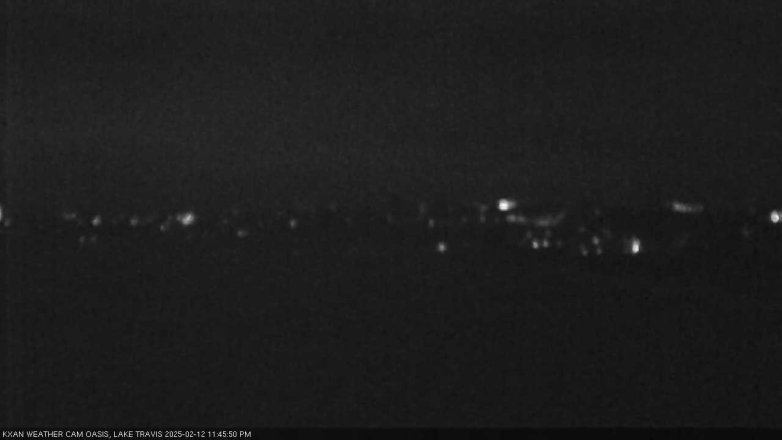 Lake Travis webcam, February 12, 2025 11:45 PM CT