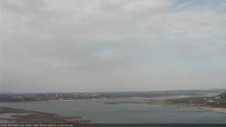 Lake Travis webcam, February 13, 2025 9:45 AM CT