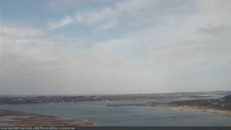 Lake Travis webcam, February 13, 2025 10:00 AM CT