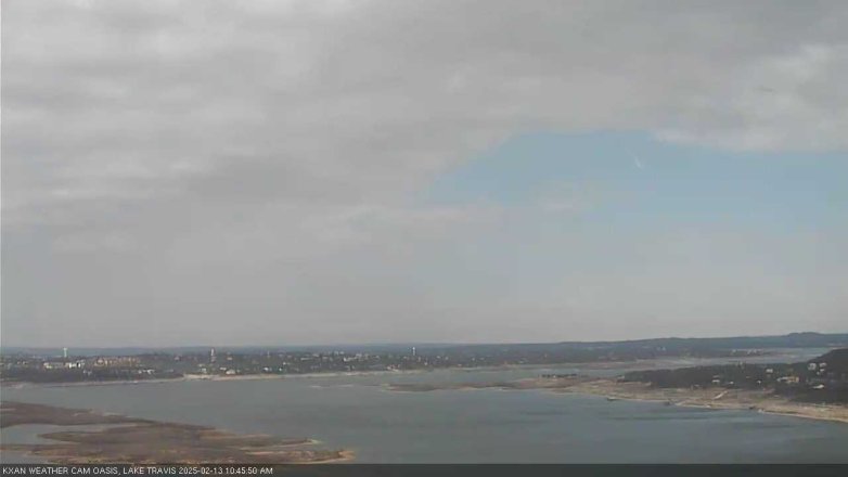 Lake Travis webcam, February 13, 2025 10:45 AM CT