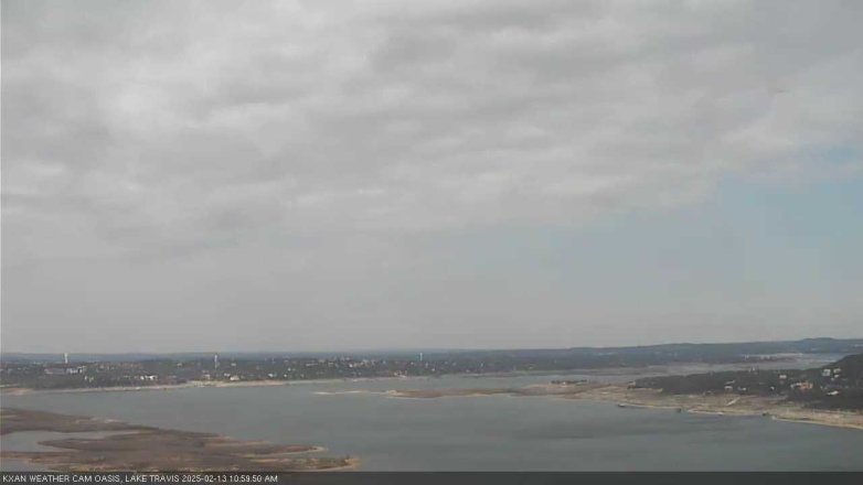Lake Travis webcam, February 13, 2025 11:00 AM CT