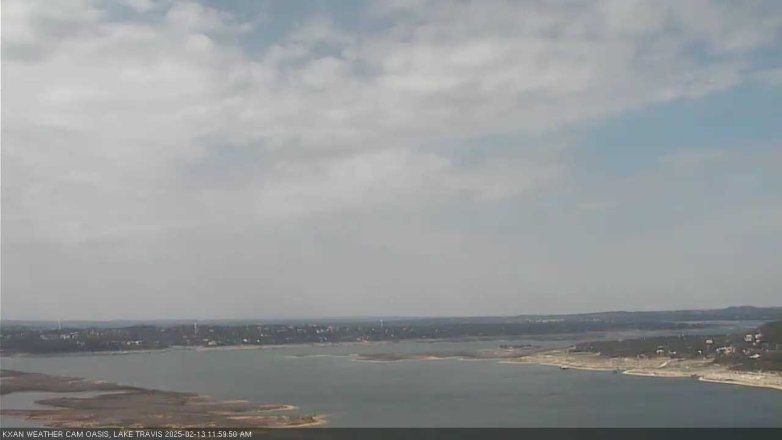Lake Travis webcam, February 13, 2025 12:00 PM CT