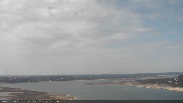 Lake Travis webcam, February 13, 2025 12:25 PM CT