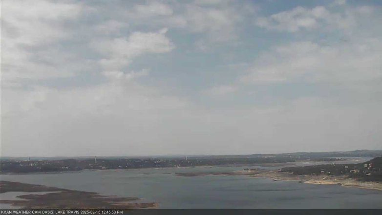 Lake Travis webcam, February 13, 2025 12:45 PM CT