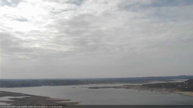 Lake Travis webcam, February 13, 2025 2:45 PM CT