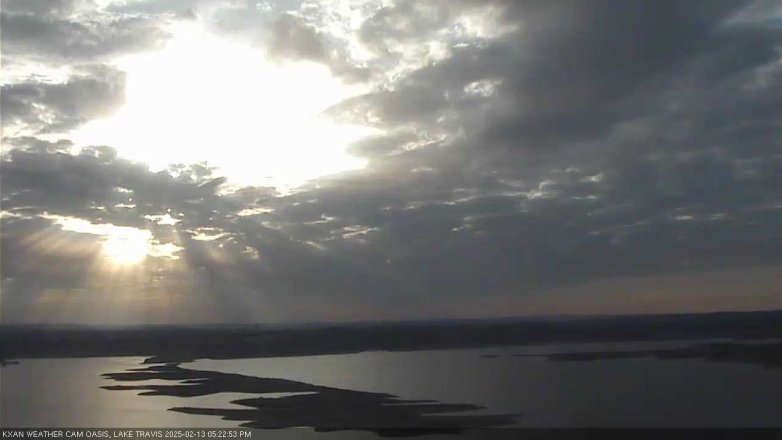 Lake Travis webcam, February 13, 2025 5:25 PM CT