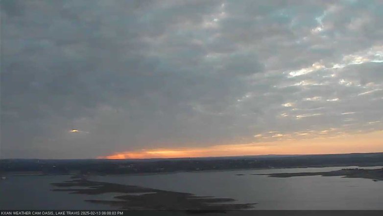 Lake Travis webcam, February 13, 2025 6:00 PM CT