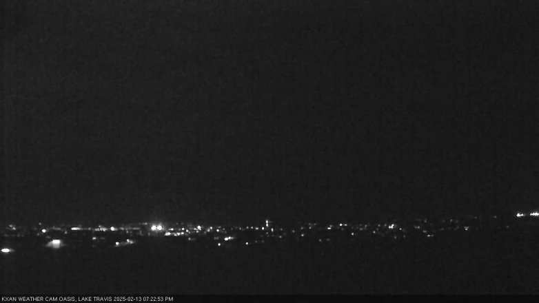 Lake Travis webcam, February 13, 2025 7:25 PM CT