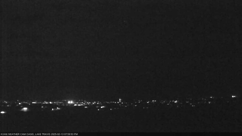 Lake Travis webcam, February 13, 2025 8:00 PM CT