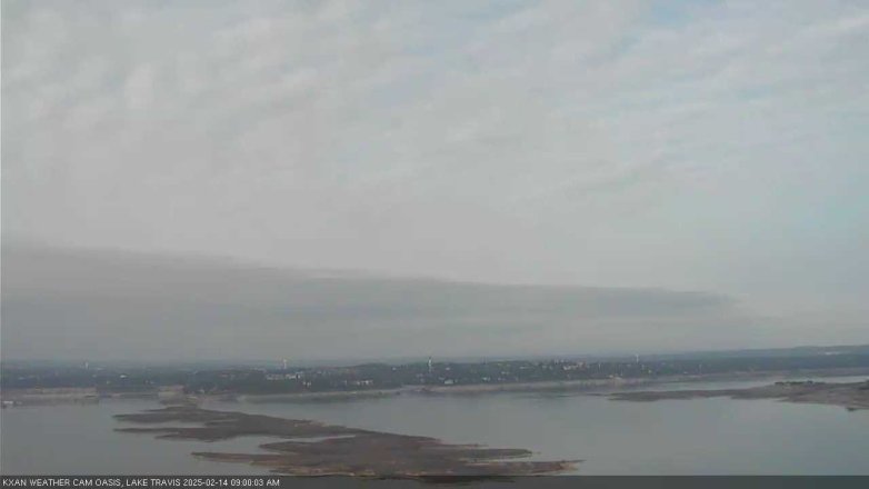 Lake Travis webcam, February 14, 2025 9:00 AM CT