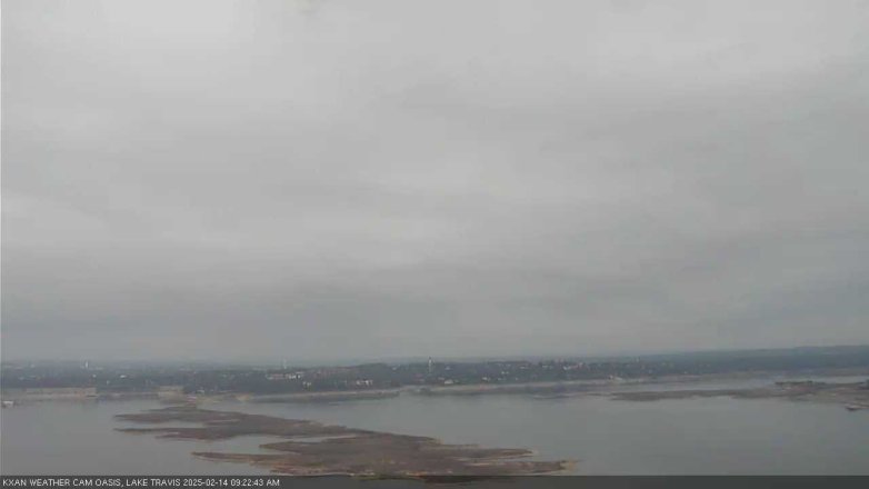 Lake Travis webcam, February 14, 2025 9:25 AM CT
