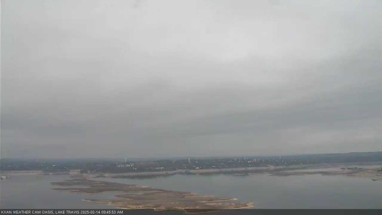 Lake Travis webcam, February 14, 2025 9:45 AM CT