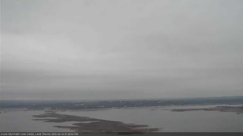 Lake Travis webcam, February 14, 2025 1:00 PM CT
