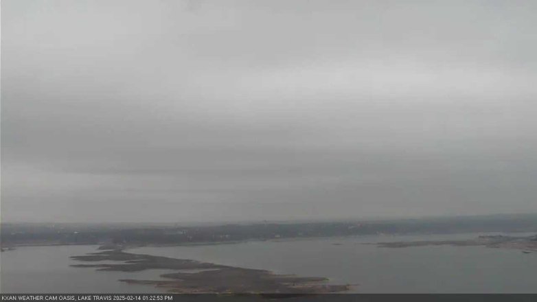 Lake Travis webcam, February 14, 2025 1:25 PM CT
