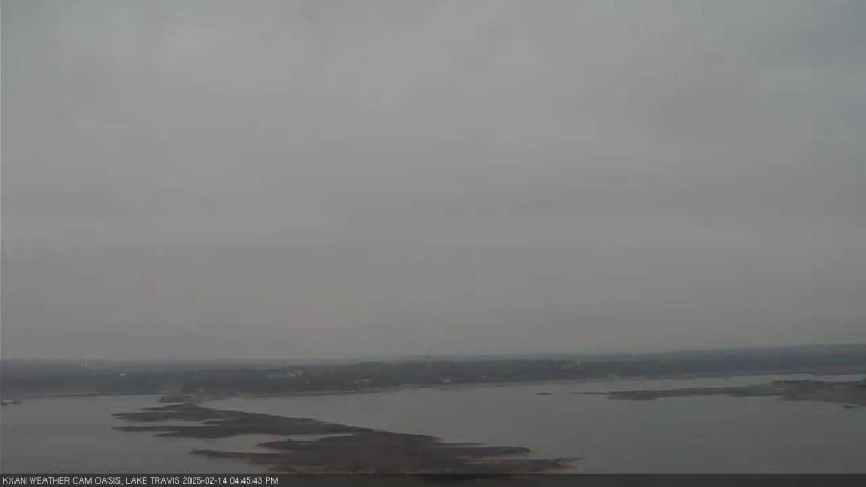 Lake Travis webcam, February 14, 2025 4:45 PM CT